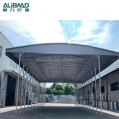 China 100 Square Meter UV-Resistant Tent Wholesale Outdoor Windproof Sunshade Sunshade Folding Push-Pull Tent for sale