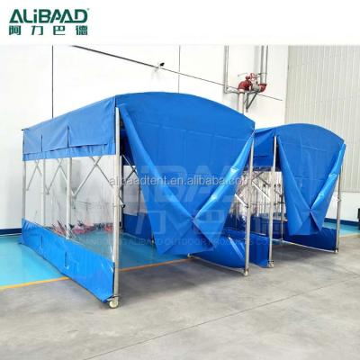 China Industrial Logistics Tent Industrial Logistics Foldable Tent Small Car Storage Temporary Tents for sale