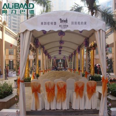 China UV-resistant aluminum arch shape tent for events wedding party for sale