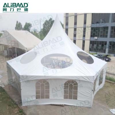 China Mobile Skyline Pagoda Tent Pagoda Tents Transparent witn Clear PVC for sale