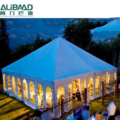 China Exhibition PVC Large Hexagon Pagoda Party Tent Parts 10x10 For Rental for sale