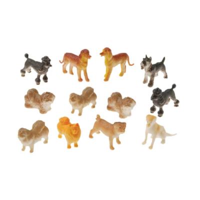 China Hot Sales Custom YES Kids Plastic Mini Dogs Toys Promotional Gift for sale