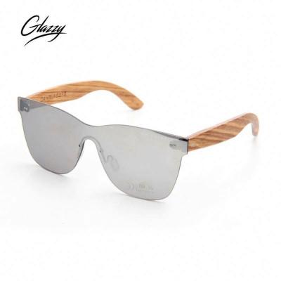 China Glazzy Wooden Sunglasses Bamboo Wooden Sunglasses Brand Your Own Custom Polarized Mirror Fashion Sunglasses Temple Collection for sale