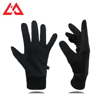 China Custom Warm Winter Motorcycle Finger Logo Touch Screen Gloves Antiskid Bending Riding Gloves for sale