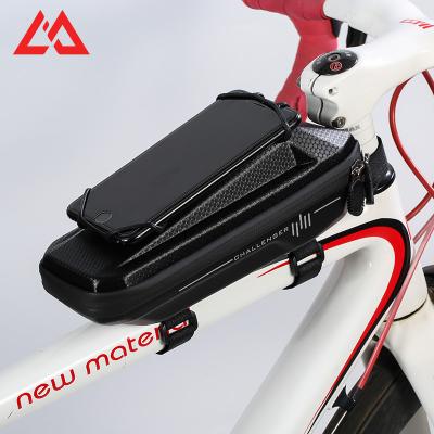 China Large Capacity Interior and Below Top Tube Bag Bike Phone Accessories Custom Waterproof Front Frame Bag Phone Mount for Pocket Bicycle Recycling Bag for sale