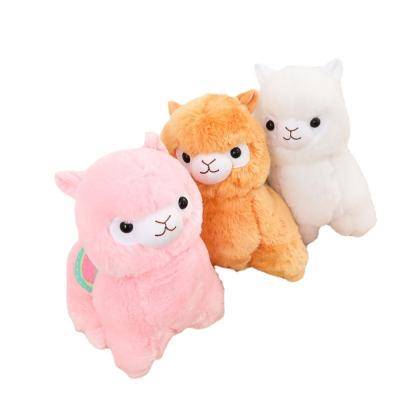 China Lovely saddle alpaca cute little alpaca stuffed toy zoo sells toys pets in baby bed for sale