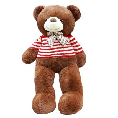 China Play A Bear In A Sweater Stuffed Teddy Bear Toy Claw Machine A Birthday Gift for sale