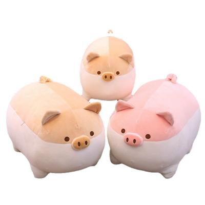 China Plush mother pig toys big soft/cute pig and cute baby animal toys of baby store large quantity and price concessions for sale