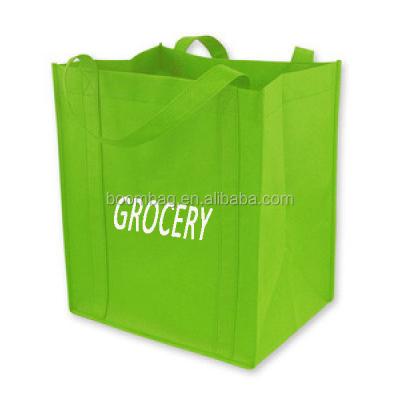 China Custom Eco Friendly Handled Recycle Reusable Supermarket Shopper Packaging PP Non Woven Shopping TNT Bag for sale