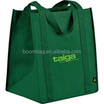 China Eco-friendly Reusable Non Woven Non Woven Heavy Duty Polypropylene Handled TNT Shopping Bag PP Shopper Tote Bag for sale