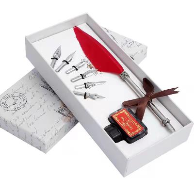 China Vintage Quill Set Dip Pen Gift Full Size European Pen for sale