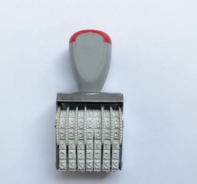 China Office 7 Number Scroll Digital Stamp 5mm for sale