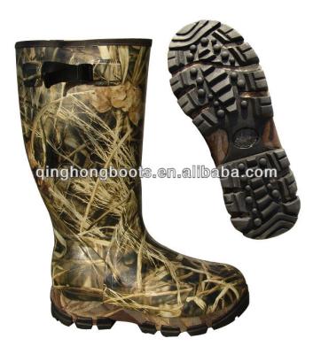 China V-Gore Gusset Camouflage Brand Name Adjustable Strap And Rain Western Wellies for sale