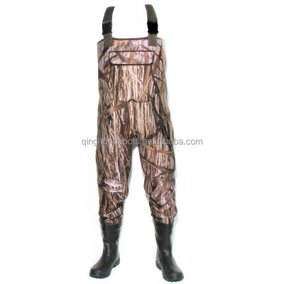 China neoprene camouflage fishing waders neoprene hunting waders EU 37-47 for sale