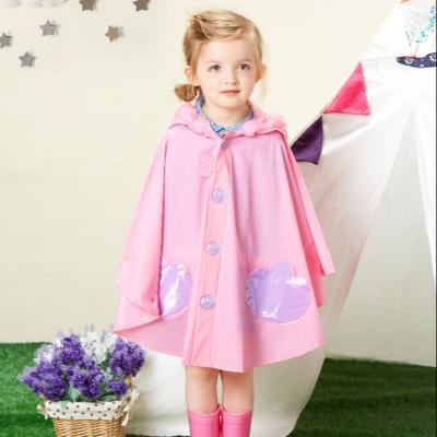 China Wholesale New Design EVA Fashion Colorful Kids EVA Raincoats for sale