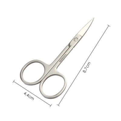 China Professional Makeup Scissors 5 Color Hair Eyebrow Pop Eyelash Eyelid Sticker Right Handed Cutting Scissors for sale