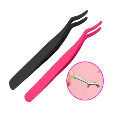 China High Quality Pro-Curve Eyelash Tweezers Extensions Best Volume for sale