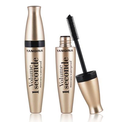 China Natural Thick Organic Water Resistant 4D Mascara Fast/Quick Dry Gold Tube for sale