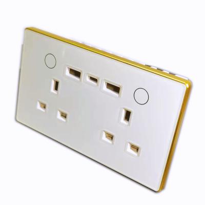 China Residential / Multi-Purpose UK Standard Smart Socket Housing Type 146 , High End Smart Wifi Socket Shell Kit for sale