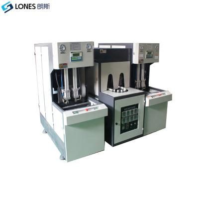 China New LS-B3L 2*2 Cavity Pet Bottle Blowing Machine For 0.1 - 3L PET Bottles Semi Automatic Mineral Water Bottle Making Machine for sale