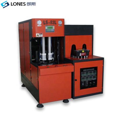 China Low Price LS-B3L PLC Controller 2cavity Small Bottle Blow Molding Machine For PET 50ML-3L Bottles 800BPH 1 Year Warranty for sale