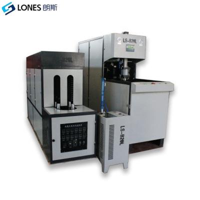 China LS-B20L 5gallon 10L 30L 20Liter Manual Bottle Blow Molding Machine 100BPH PLC Controller 1year Warranty for sale