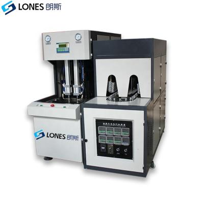 China LS-B3L 500ML PET bottle stretch blow molding machine high quality semi automatic price of water bottles 1000PH 1 year warranty for sale