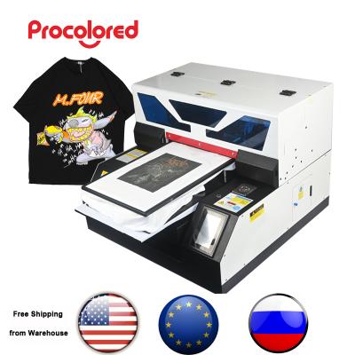 China Garment Shops Procolored A3 A4 Flat Bed Direct To Garment T-shirt Textile Cotton DTG Printer for sale