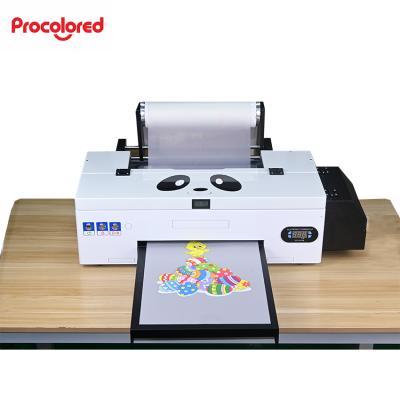 China Hotels 2021 A3 L1800 R1390 DX5 leather T-shirt transfer pet film dtf roll printer for sale