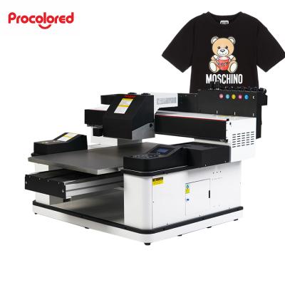 China 6090 m2 custom printing digital directly to garment t-shirt printing dtg printer a1 with XP600 for sale