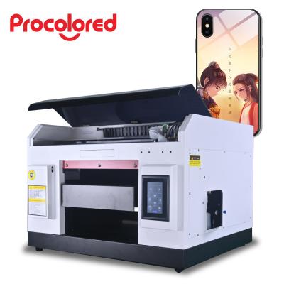 China Complanate /cambered Dot Procolored A3 ENV TX800 Mobile Phone Case Printing Machine 2021 Normal UV Flatbed Printer for sale