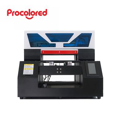 China Garment Shops A3 Size Procolored Metal Paper Auto PVC Plastic Card Driver License Business ID UV Printer for sale