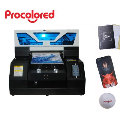 China Procolored low price indoor outdoor advertising a4 card printer business credit id card license cd dvd dvd dvd flatbed plastic printing machine for sale