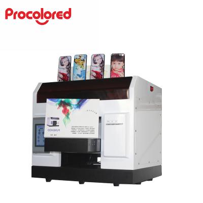 China Garment Shops Procolored New Generation A4 Size UV ​​Colors Logo Multi Function Flat Bed 6 Photo Printer Machine for sale