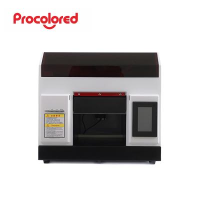 China Garment Shops Machine High Quality A4 Size Printing T-shirt Garment Impresora Procolored UV DTG Flat Digital Printers for sale