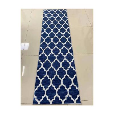 China Modern Statistical Institute Printed Runner Rug Polyester Mat for sale