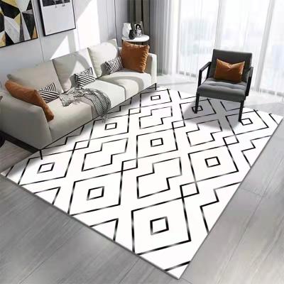 China Modern Stylish And Comfortable Karpet 3d Living Room Floor Carpet Blankets Rug for sale