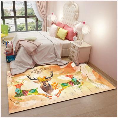 China Low Price Wholesale Non-slip Fashion 3D Printed Living Room Blanket For Bedroom Area Rug Kids Room Carpet for sale