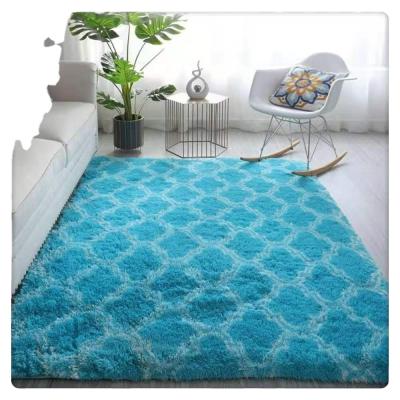 China Washable Wholesale Modern Multi Designs Patterns Large Shaggy Rectangle Carpets PV With Design Living Room Area Rugs Bedroom for sale