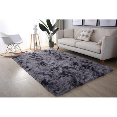 China Modern Shaggy Soft Pile Area Rugs Long Pile Soft Plush Washable Fashion Rug Living Room for sale