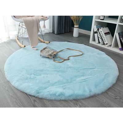 China High Quality Washable Living Room Cheap Floor Manufacturers Decorative Shaggy Carpet Round Shape for sale