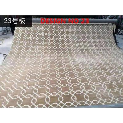 China Washable Customize Embossed Hotel Bedroom Flooring Large Wall To Wall Deep Gray Carpets And Rugs for sale