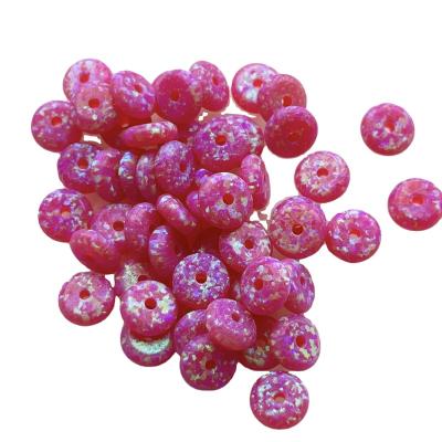 China Wholesale Price Set or Color Fire Round Beads Shape Synthetic Fire Opal Gemstones Loose Price for sale