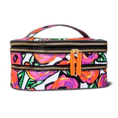 China Fashionable Lady High-quality Printing Floral Cosmetic Organizer Bag Set Makeup Bag Organizer for sale