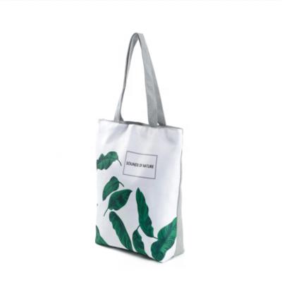 China Wholesale simple cotton the latest fasion white canvas tote bags tote bag with logo printing canvas shopping bag for sale