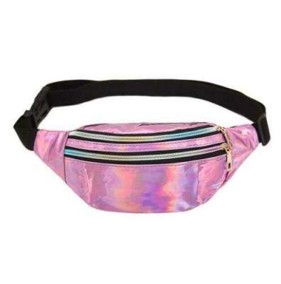 China Water Proof Glitter Sequin Bum Bag Travel Waist Fanny Pack Festival Money Belt Wallet Pouch Men Waist Bag for sale