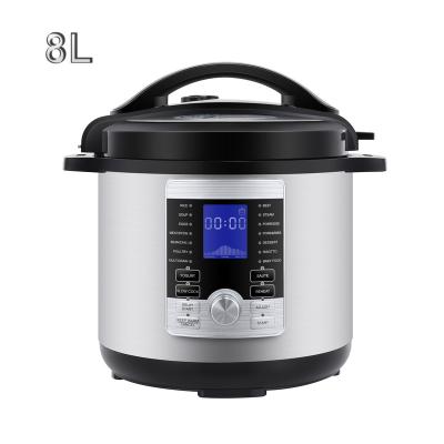 China Hotel 8QT Large Capacity Intelligent Multi Pressure Cooker Electric Commercial Aluminum Inner Pot for sale