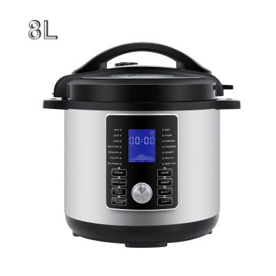 China Hotel 8QT Large Capacity Intelligent Multi Electric Pressure Cooker Aluminum Inner Pot for sale