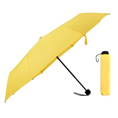 China Wholesale Minimalist Cheap Mini Manual 3 Times Umbrella Sunny And Rainy 3FM02 Umbrellas for sale