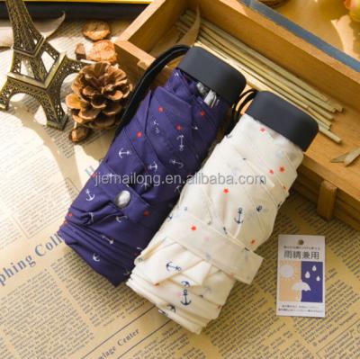 China Polyester Polyester Material And Pocket Umbrella , Umbrellas Type Pocket Umbrella for sale